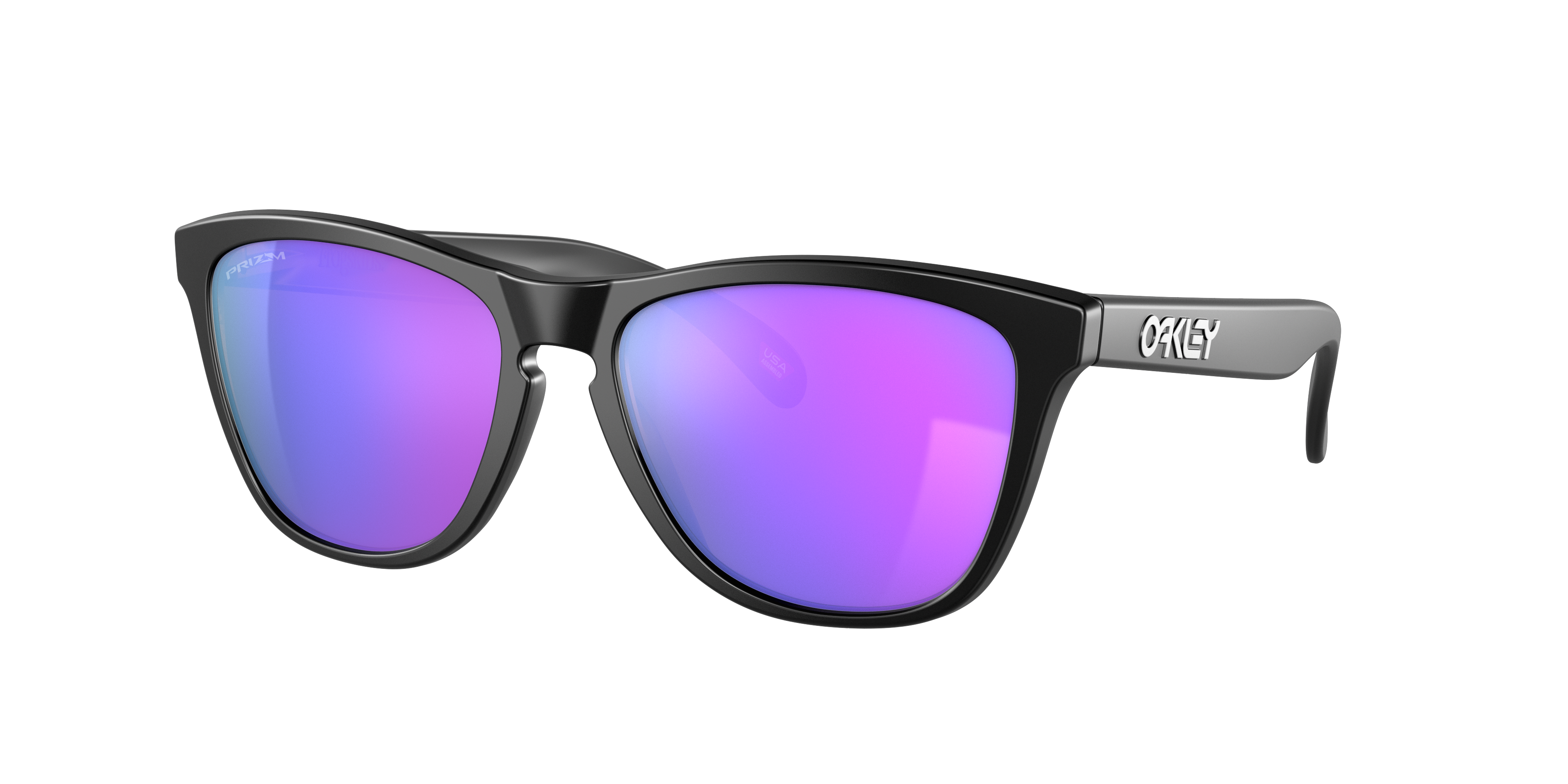 Oakley Frogskins™ XL (55 - 17) with Violet lenses and Black frame
