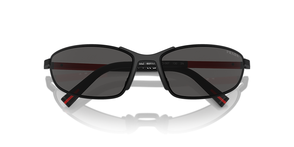 Prada Linea Rossa PS 55ZS L (60 - 17) with Grey lenses and Black