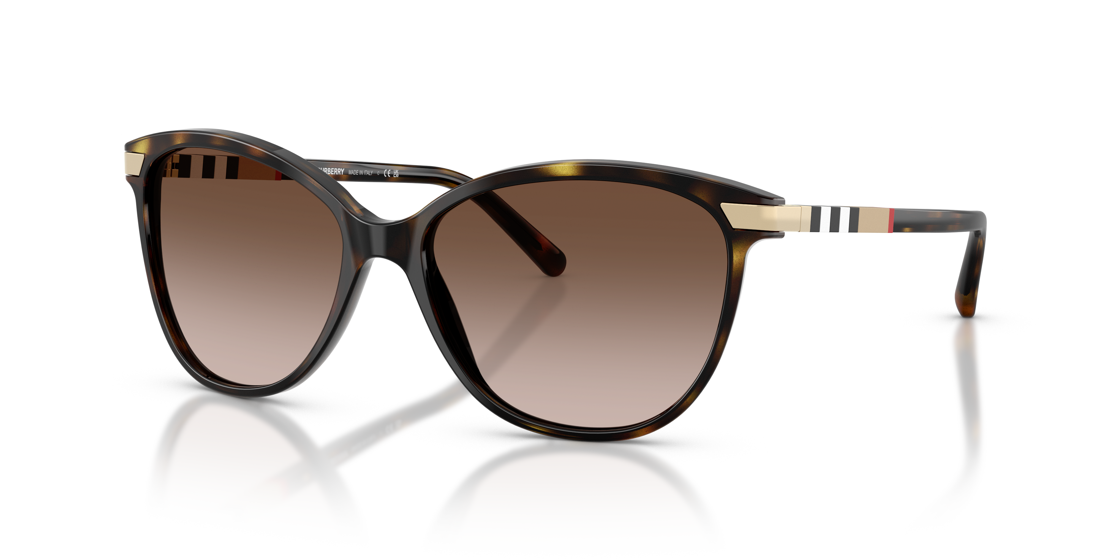 Burberry BE4216 L (57 - 16) with Brown lenses and Brown frame