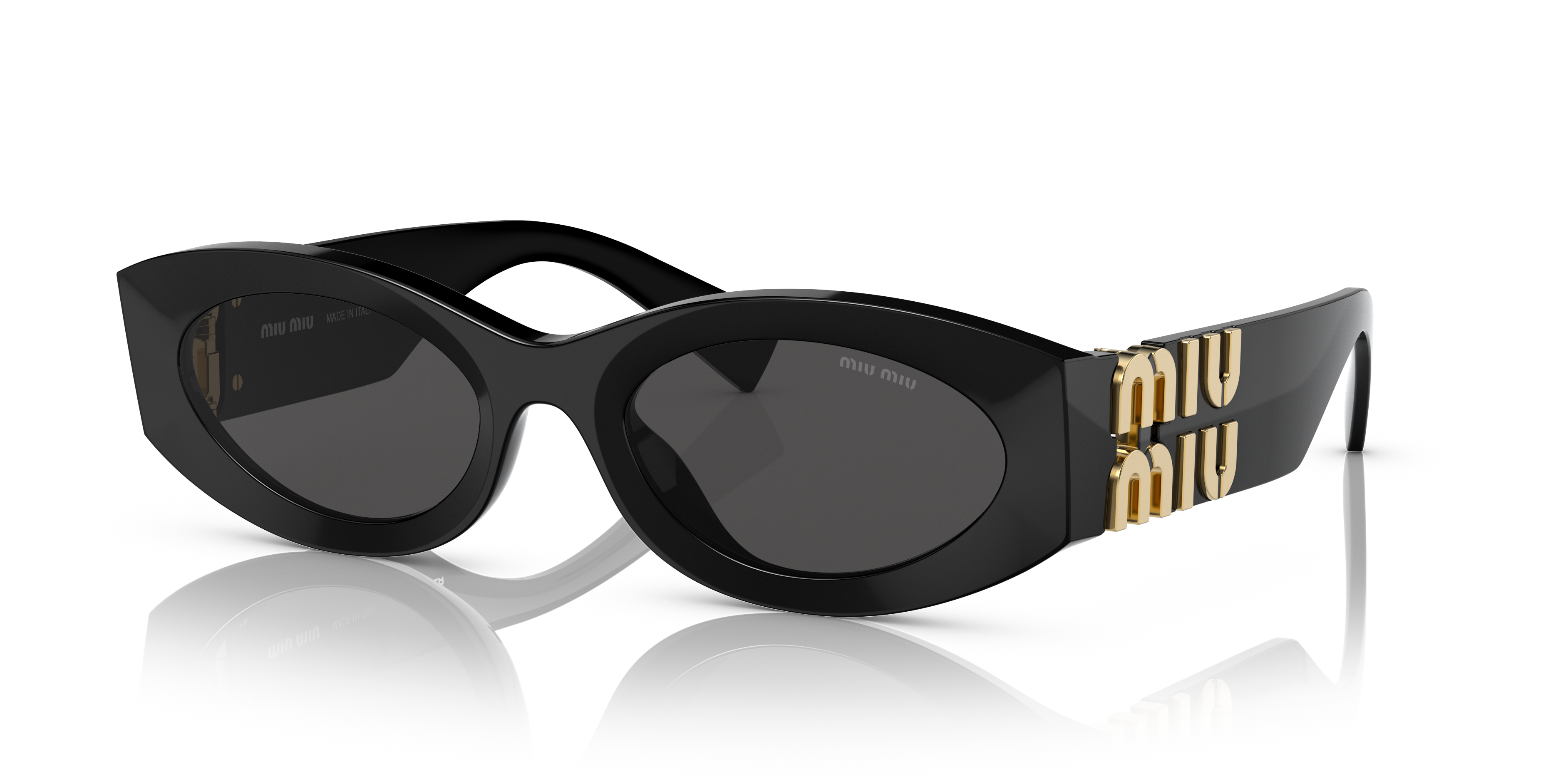Miu Miu MU 11WS XL (54 - 21) with Grey lenses and Black frame