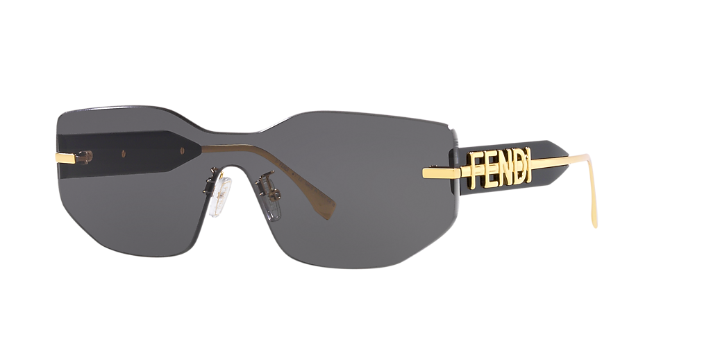 Fendi FE40066U XL (99 - 199) with Grey lenses and Gold frame