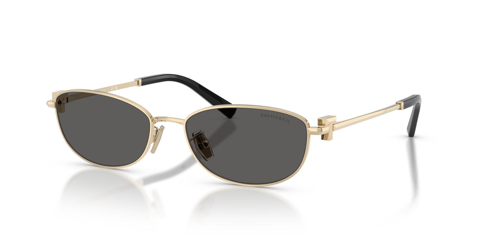 Tiffany & Co. TF3115 L (56 - 17) with Grey lenses and Gold frame