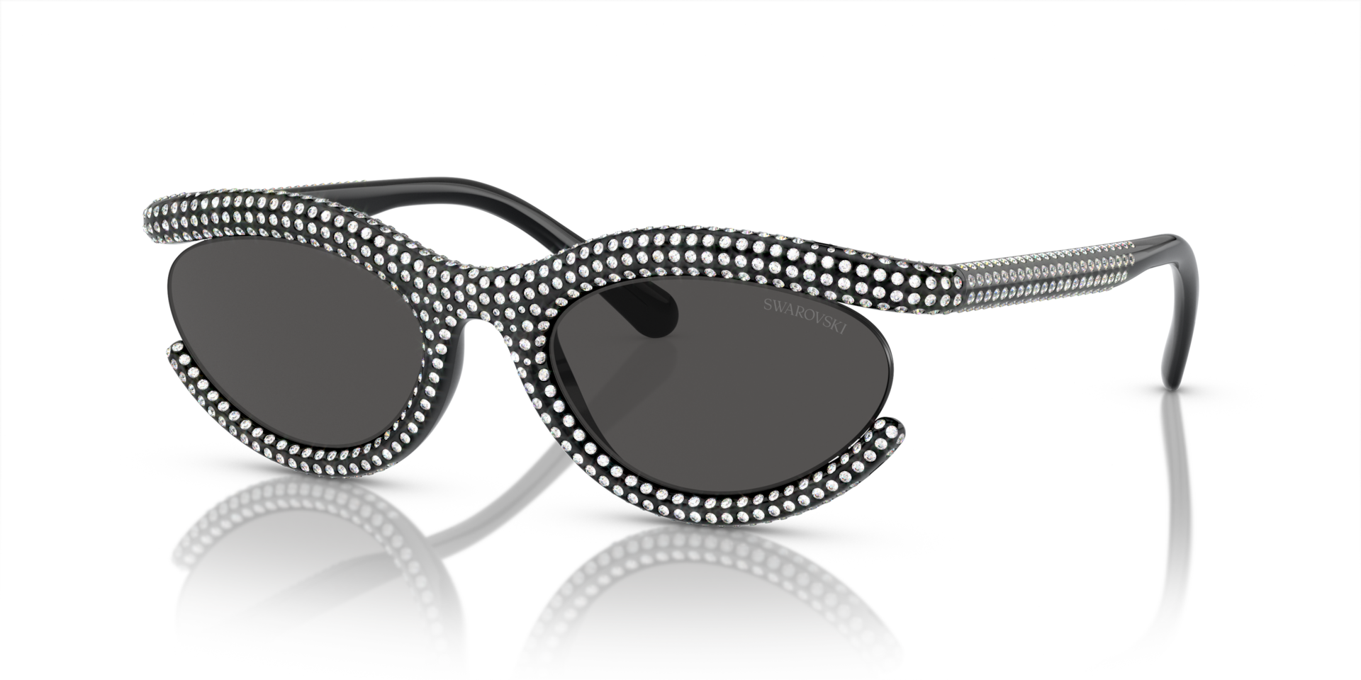 Swarovski SK6006 M (54 - 22) with Grey lenses and Black frame