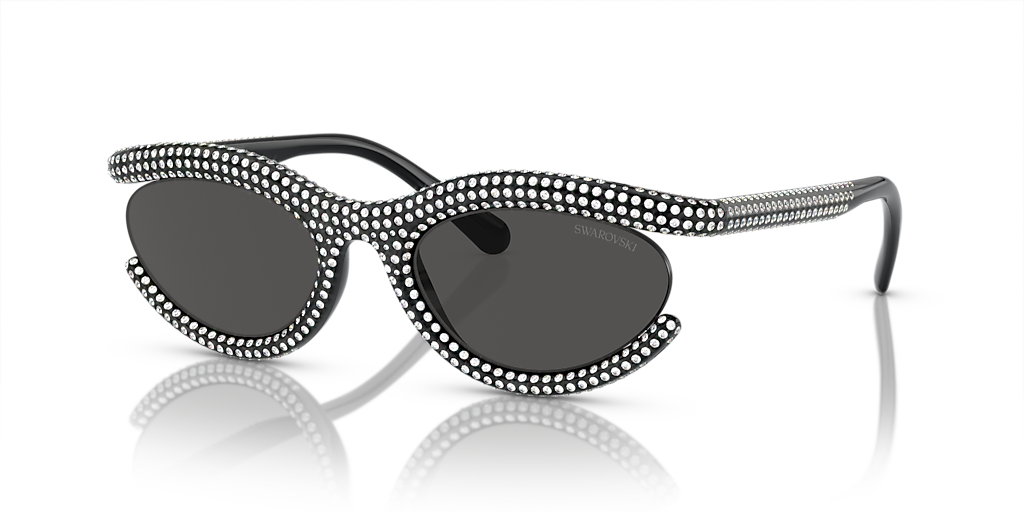 Swarovski SK6006 M (54 - 22) with Grey lenses and Black frame