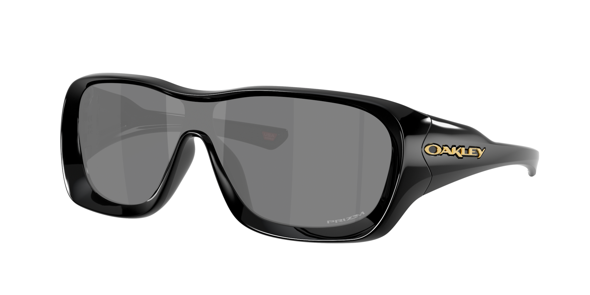Oakley De La Salle XL (0 - 130) com Lentes Preto e Armação Preto