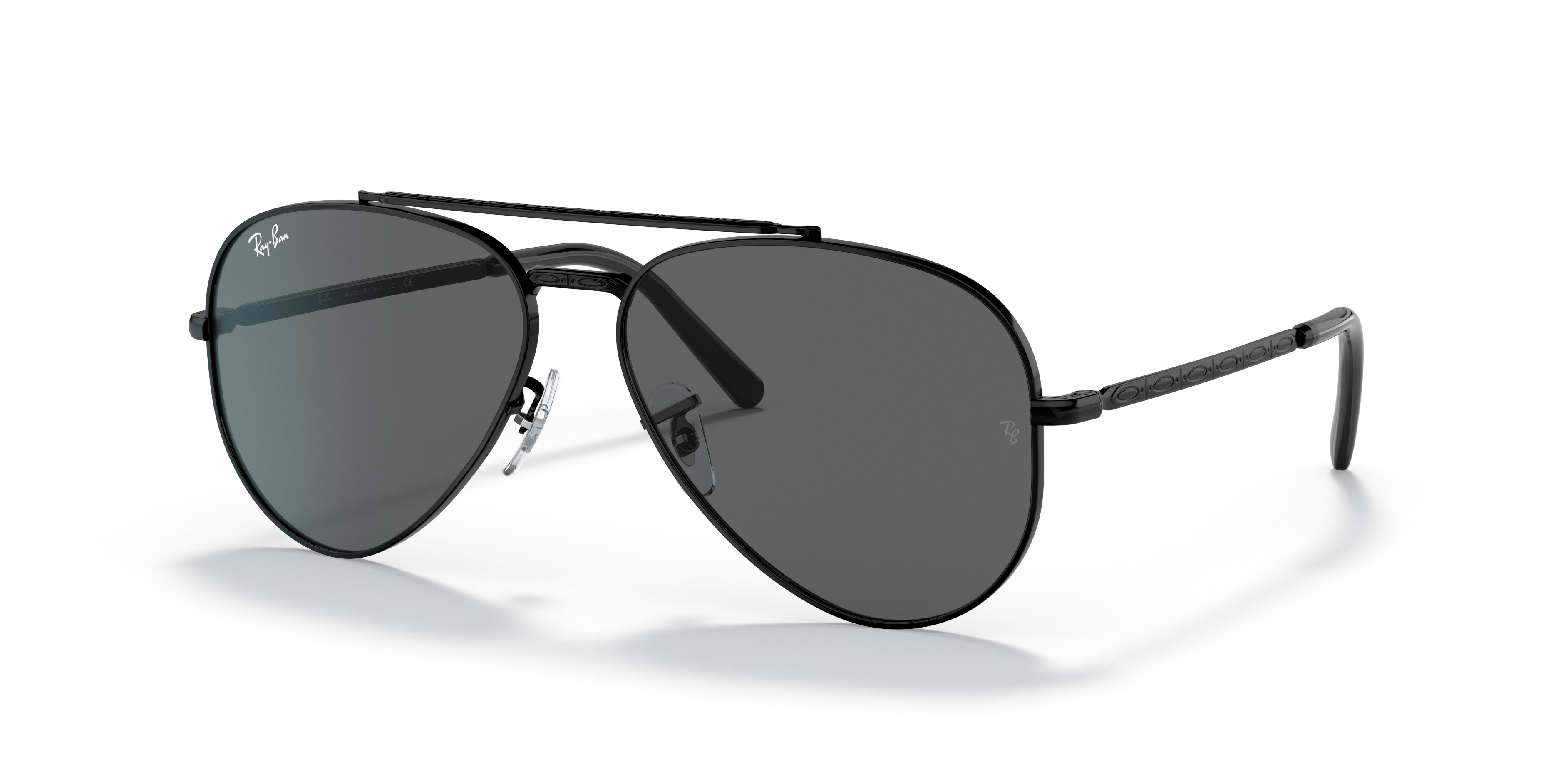 Ray-Ban New Aviator XXL (62 - 14) with Grey lenses and Black frame