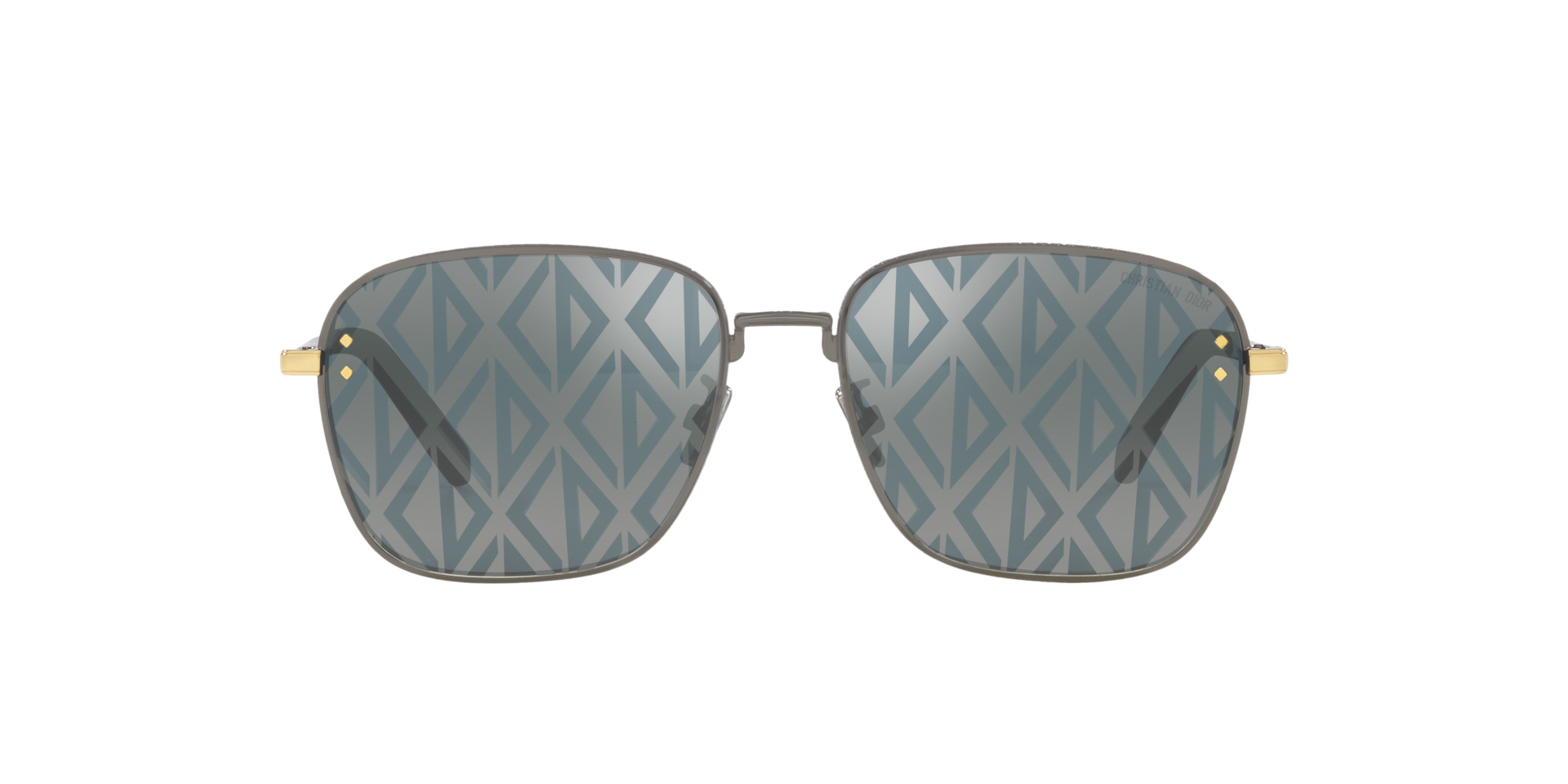 DIOR CD Diamond S4U S (55 - 16) with Blue lenses and Brown frame