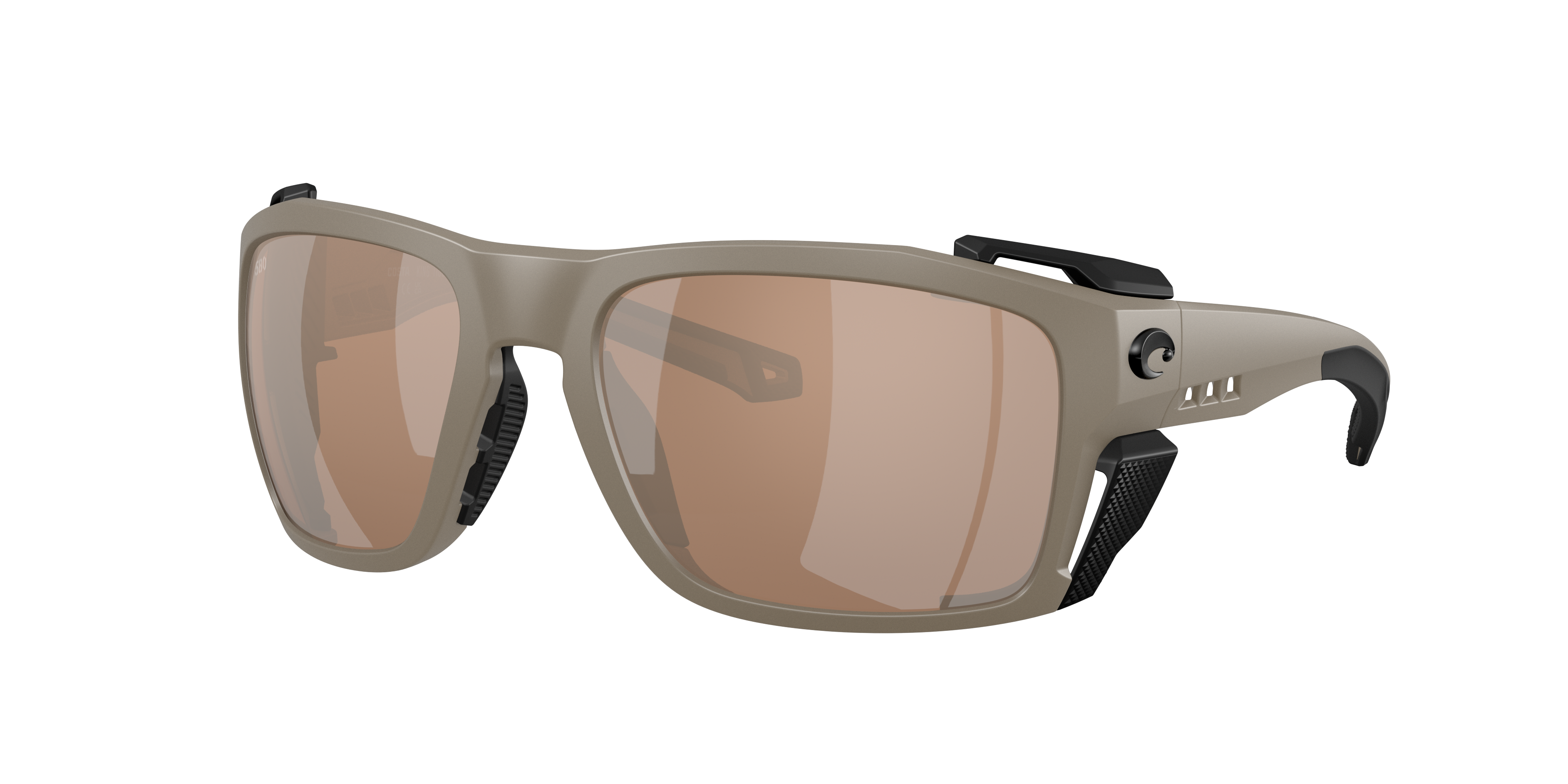 Costa Man Sunglass King Tide 8 -  Frame color: Matte Sand, Lens color: Copper Silver Mirror