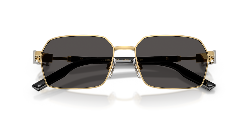 Dolce&Gabbana DG2316 L (56 - 16) with Grey lenses and Gold frame