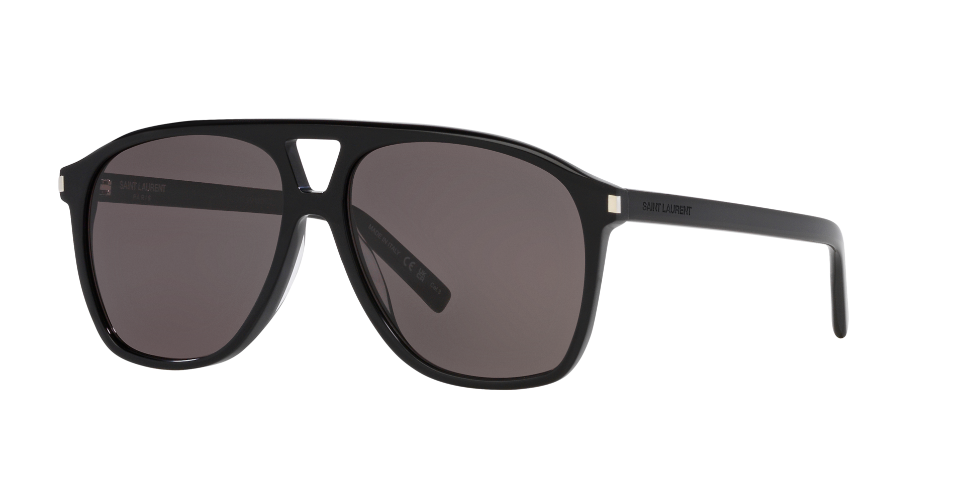 Saint Laurent Woman Sunglass SL 596 Dune -  Frame color: Black, Lens color: Black