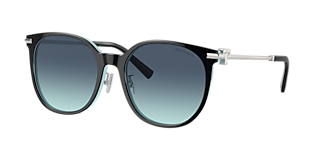 Tiffany & Co. TF4178 XL (57 - 16) with Grey lenses and Black frame