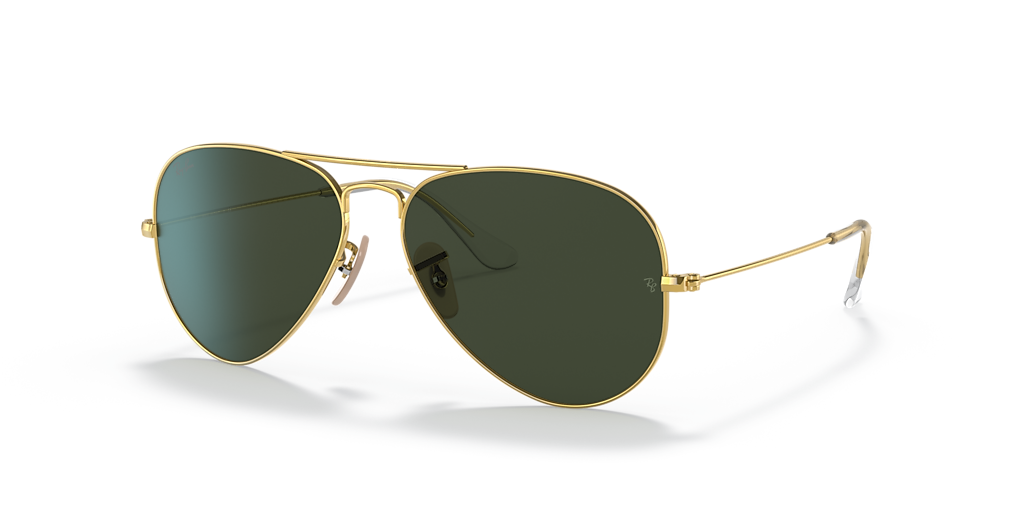 美品 Ray-Ban RB3025 AVIATOR サングラス ゴールド Ray-Ban Aviator | Aviation Collection XL (58 - 14) with Green