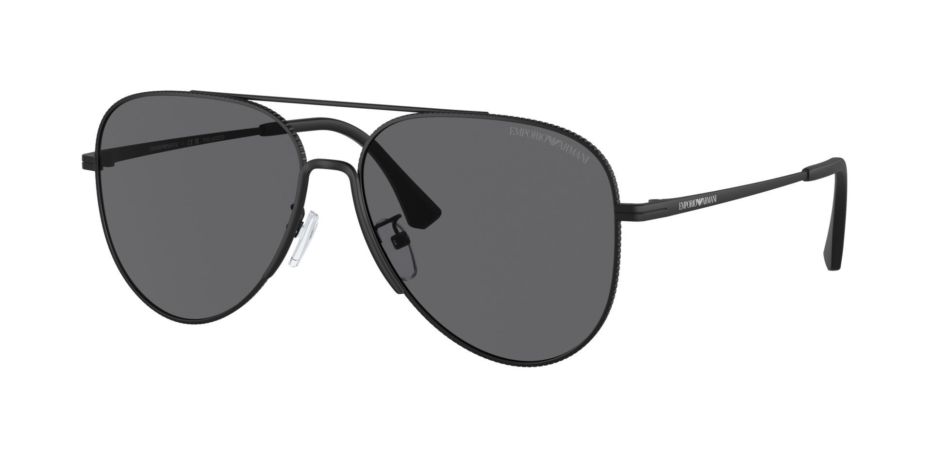 Emporio Armani Man Sunglass EA2149D -  Frame color: Matte Black, Lens color: Polarized Grey