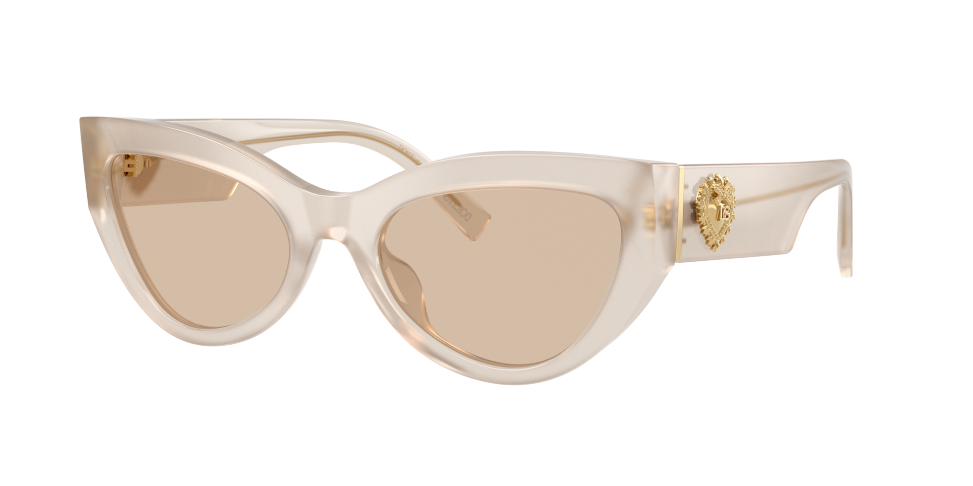 Dolce&Gabbana Frau Sunglass DG4536 - Rahmenfarbe: Opal Perle, Linsenfarbe: Hellbraun
