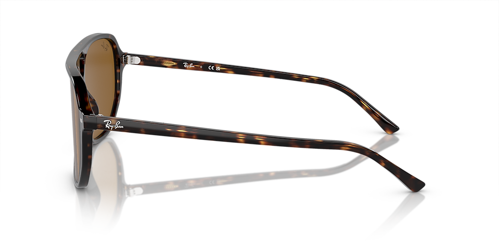 Ray-Ban Bill One XL (60 - 16) with Brown lenses and Tortoise frame