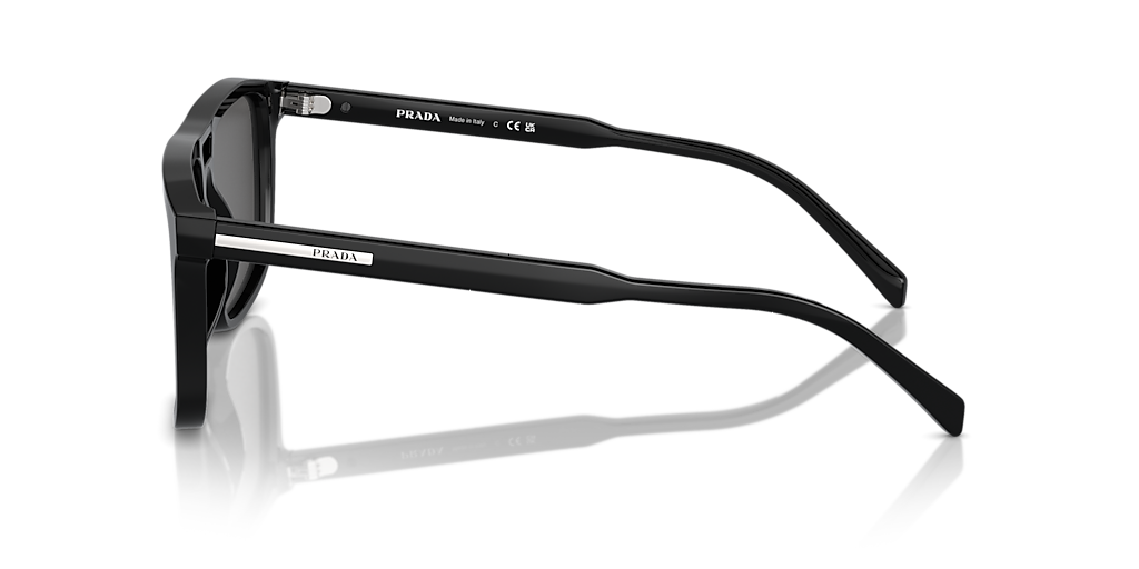 Prada PR A22S XL (58 - 18) with Grey lenses and Black frame