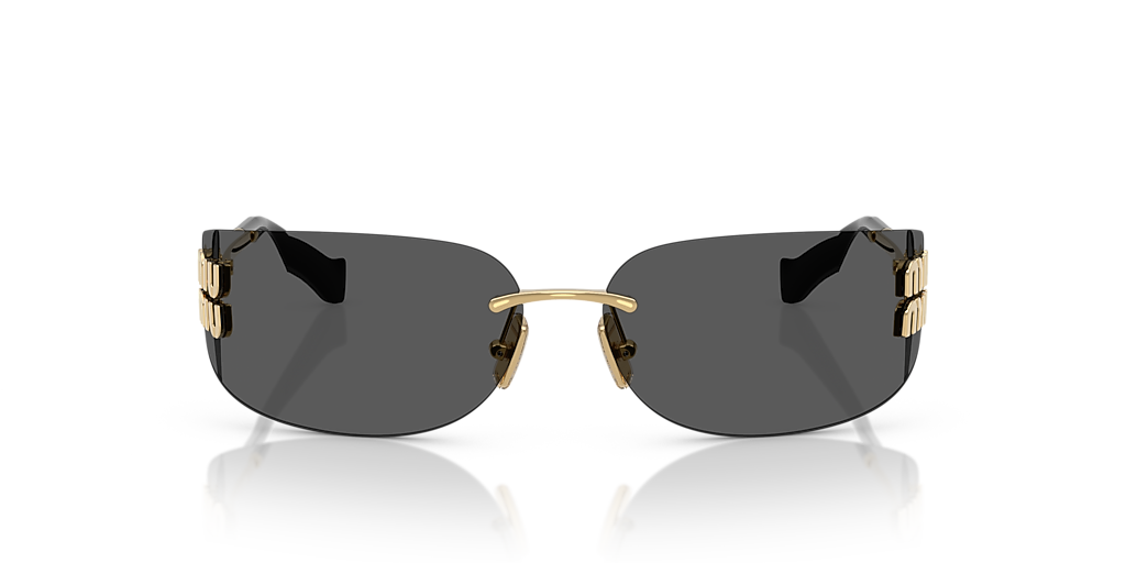 Miu Miu MU A51S M (75 - 14) with Grey lenses and Gold frame