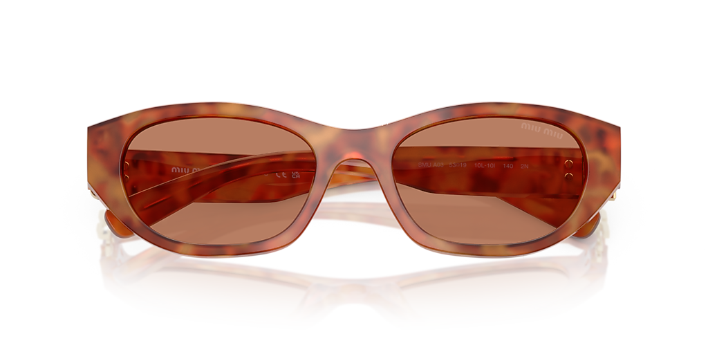 Miu Miu MU A03S L (53 - 19) with Brown lenses and Brown frame