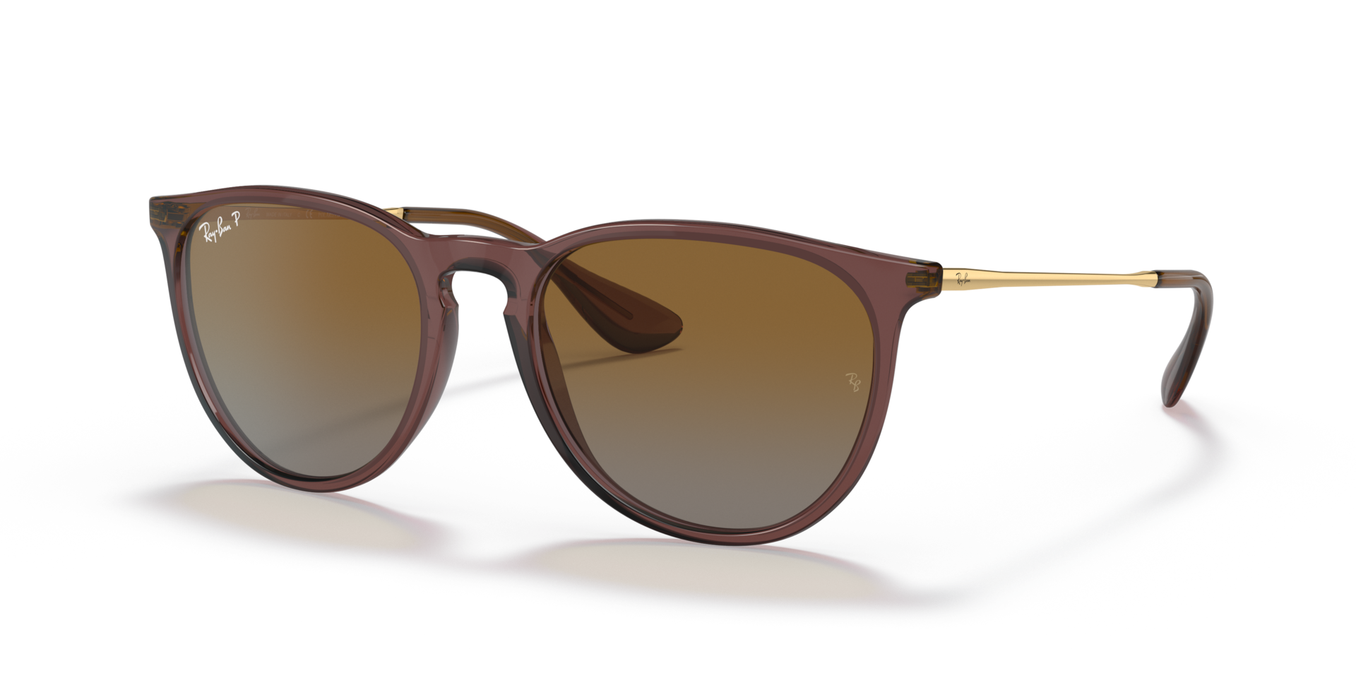 Ray-Ban Erika Classic M (54 - 18) with Brown lenses and Brown