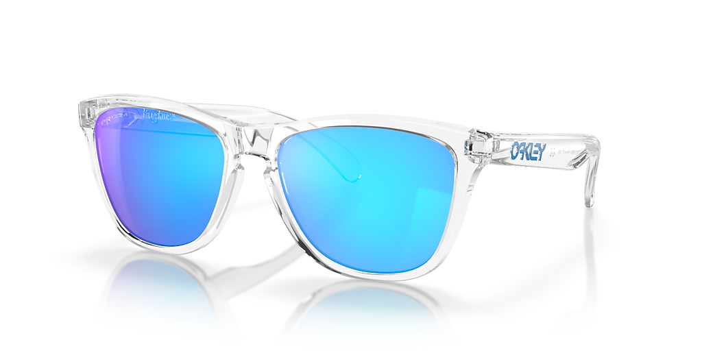 Oakley Frogskins™ XL (55 - 17) with Blue lenses and Transparent