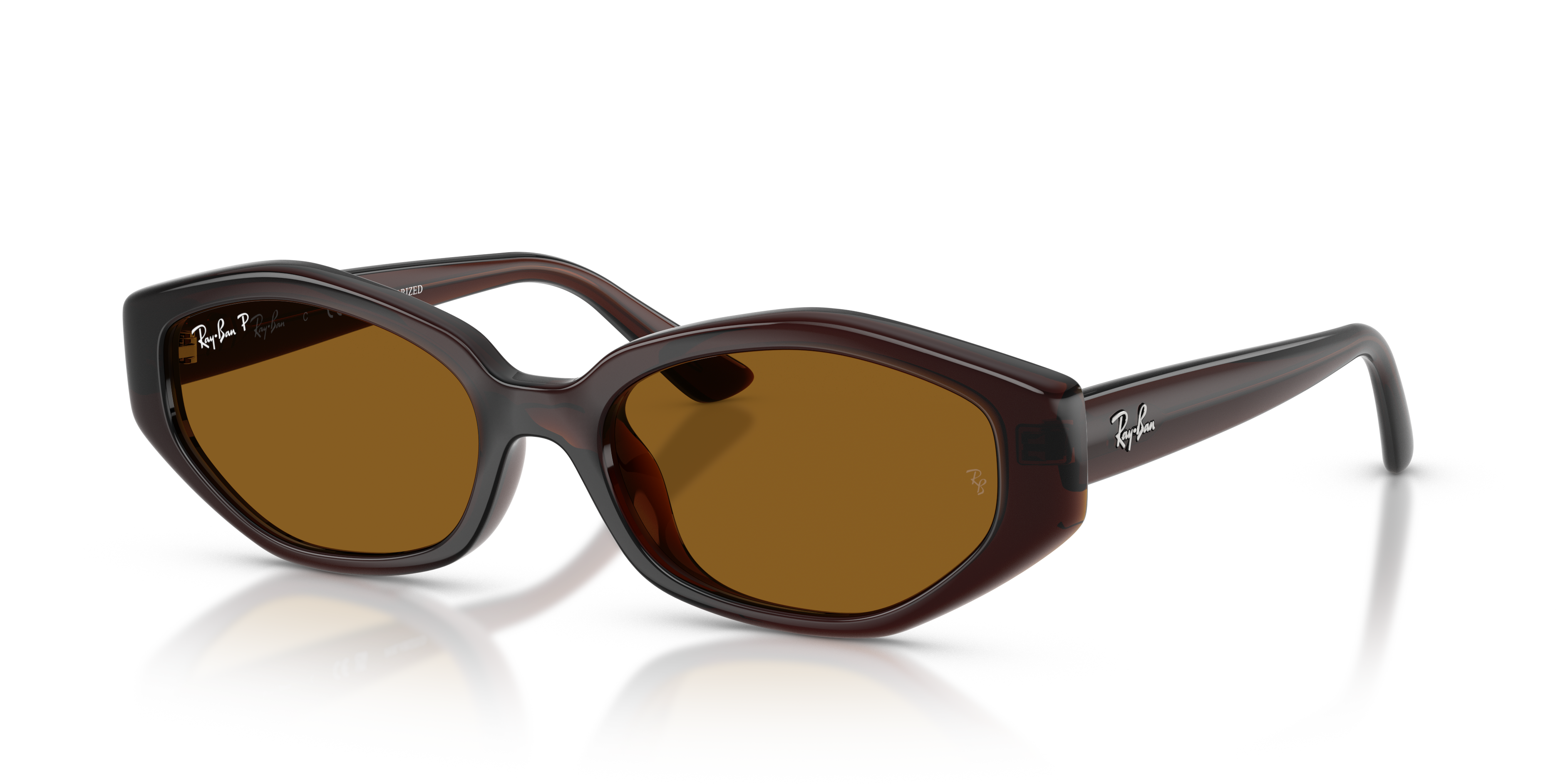 Ray-Ban RB4473D L (56 - 18) with Brown lenses and Brown frame