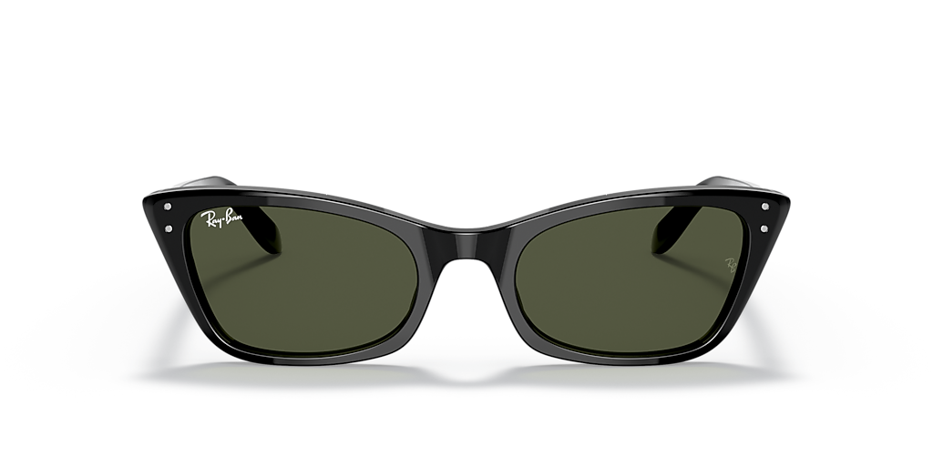 Ray-Ban Lady Burbank S (52 - 20) with Green lenses and Black frame