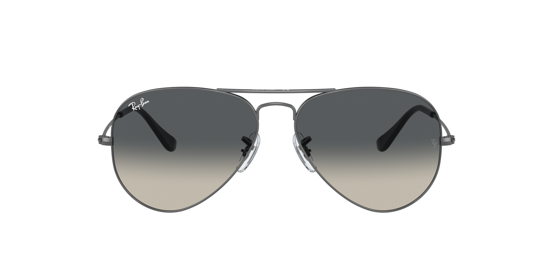Ray-Ban Aviator Gradient XXL (62 - 14) with Grey lenses and Grey