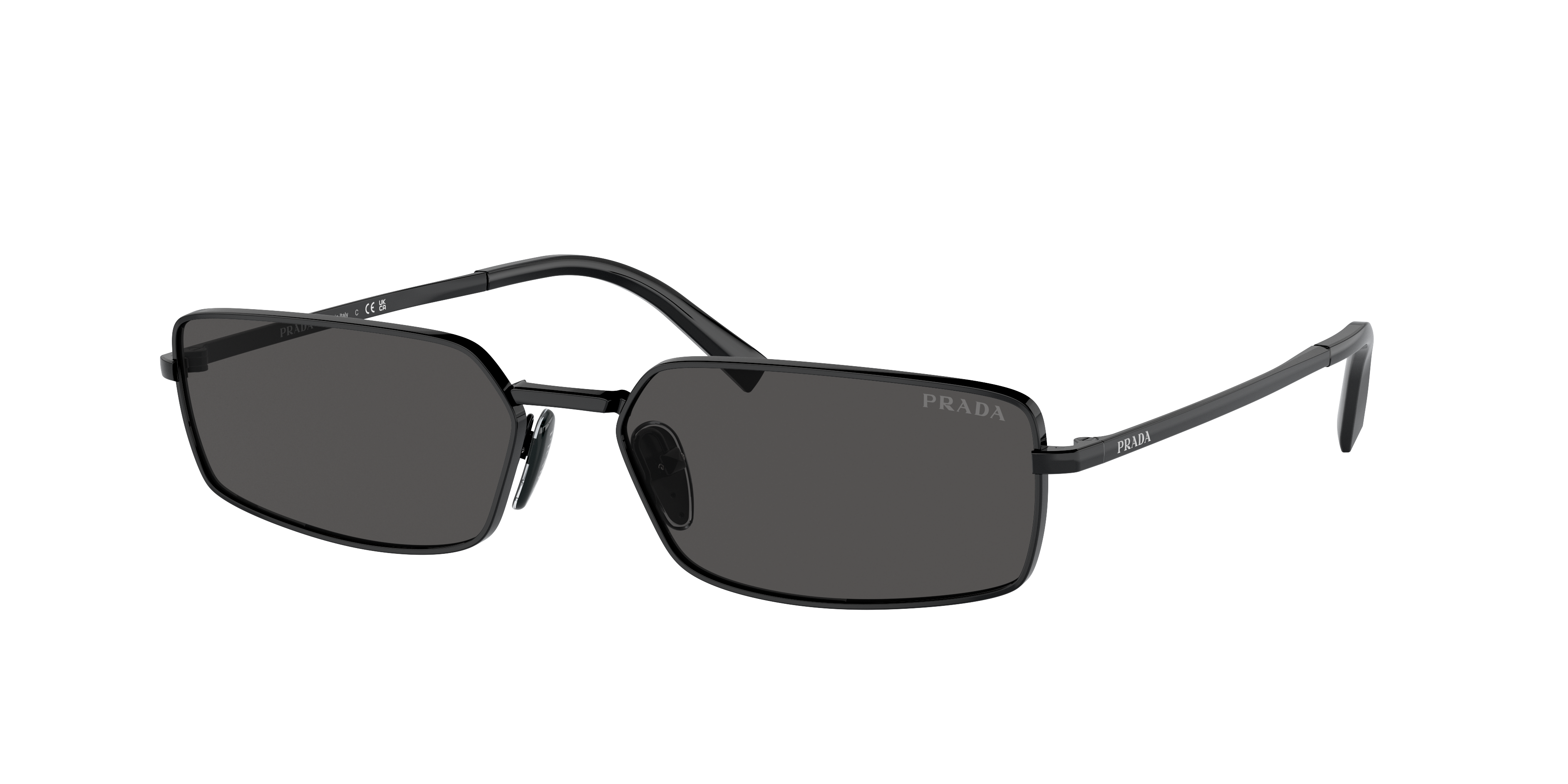 Prada PR A60S XL (59 - 16) with Grey lenses and Black frame
