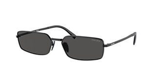 Prada PR 50ZS XL (59 - 19) with Grey lenses and Silver frame