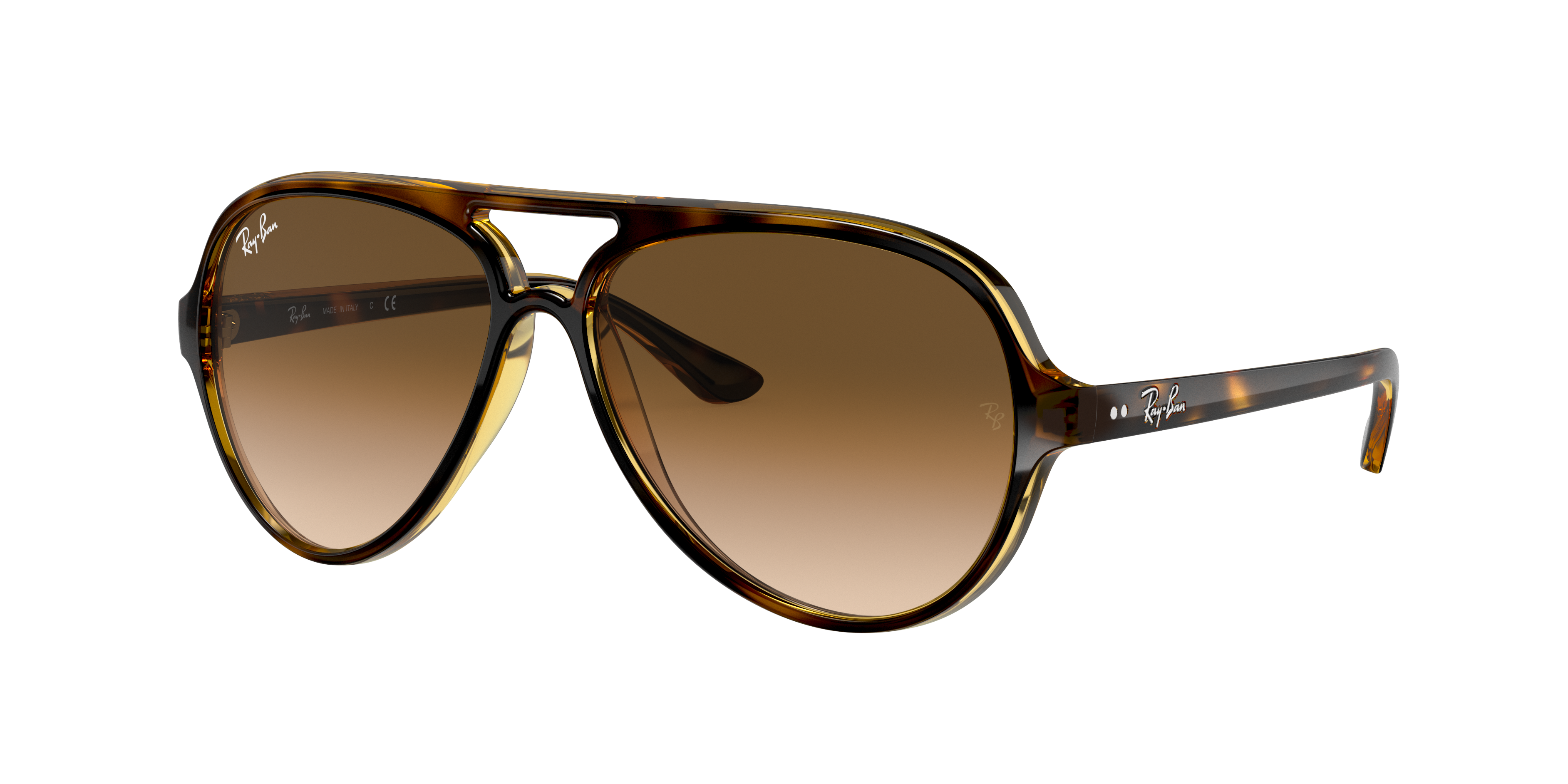 Ray-Ban Cats 5000 Classic M (59 - 13) with Brown lenses and