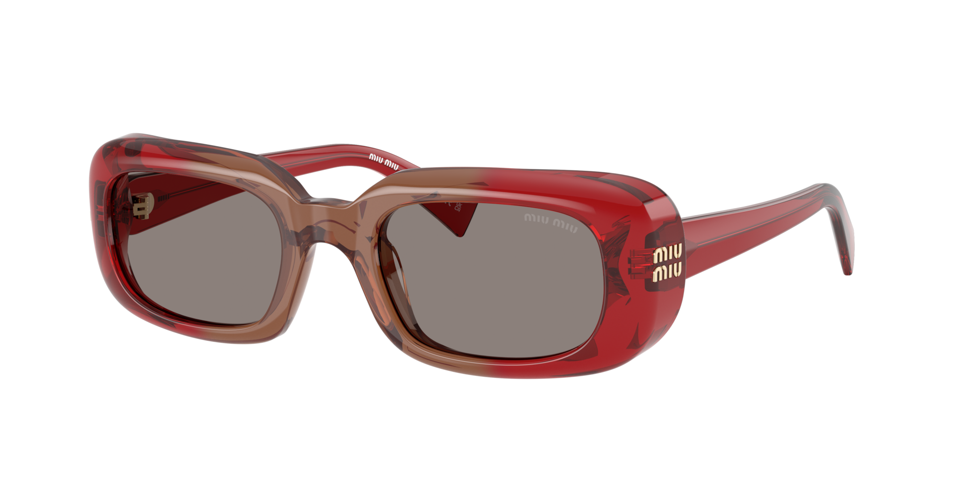 Miu Miu 0Mu B13s - Unisex - Sunglasses - Red - 52 Mm - Accessories - Image 3