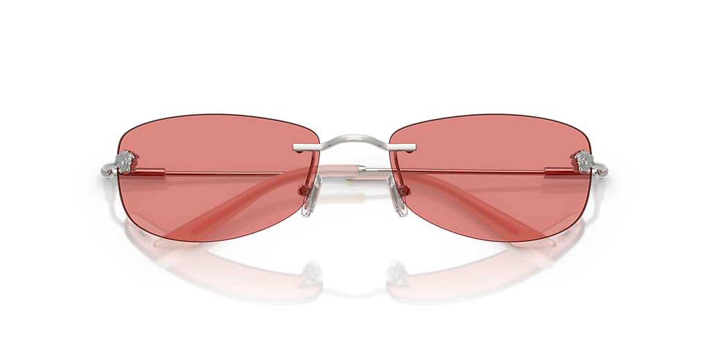 VERSACE サングラス Versace VE2279 XL (60 - 18) with Pink lenses and Silver frame