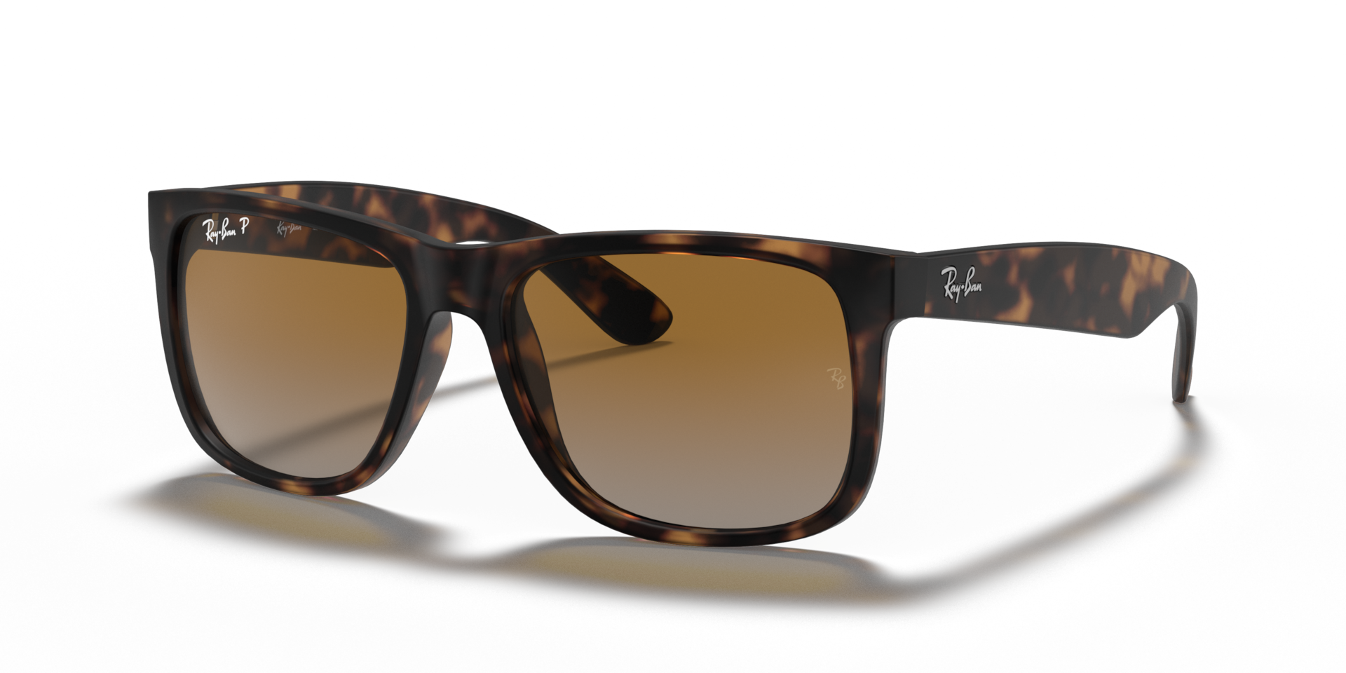 Ray-Ban Justin Classic S (54 - 16) with Brown lenses and Tortoise