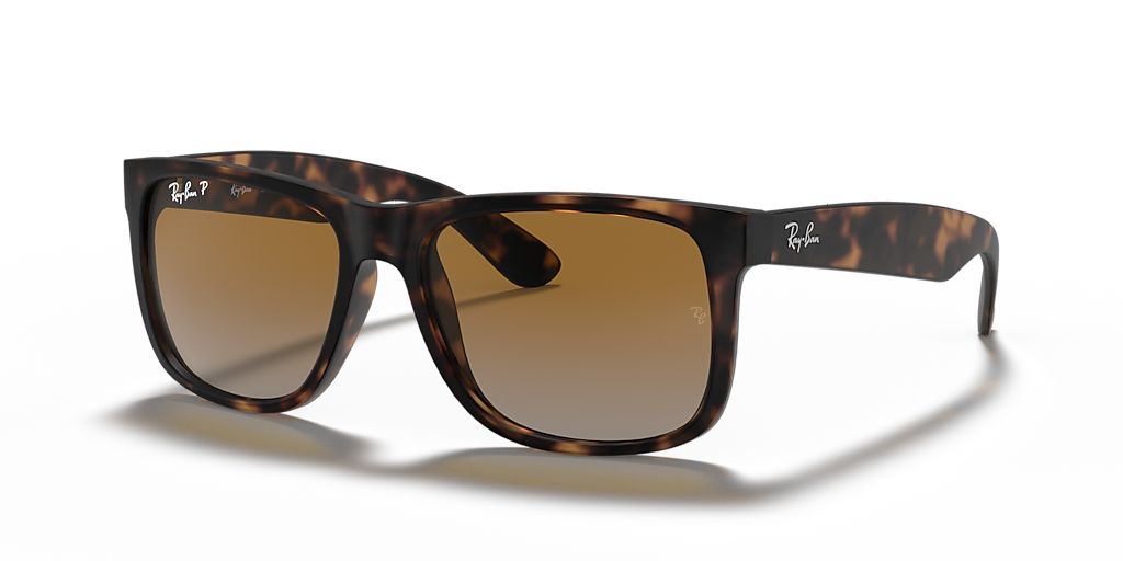 Ray-Ban Justin Classic S (54 - 16) with Brown lenses and Tortoise
