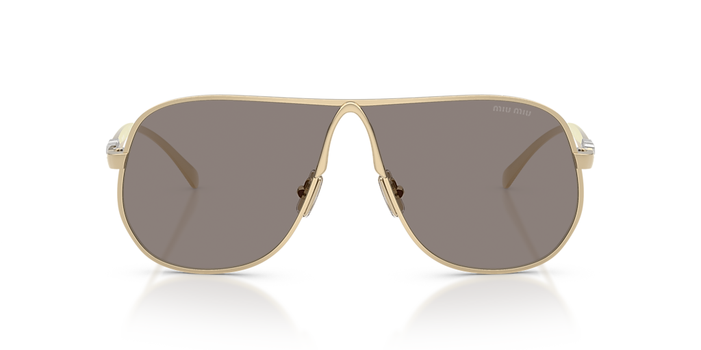Miu Miu MU A56S L (66 - 02) with Grey lenses and Gold frame