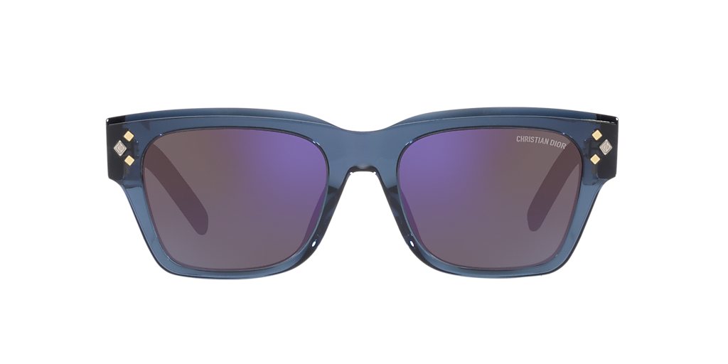 DIOR CD Diamond S2 M (54 - 19) with Blue lenses and Green frame