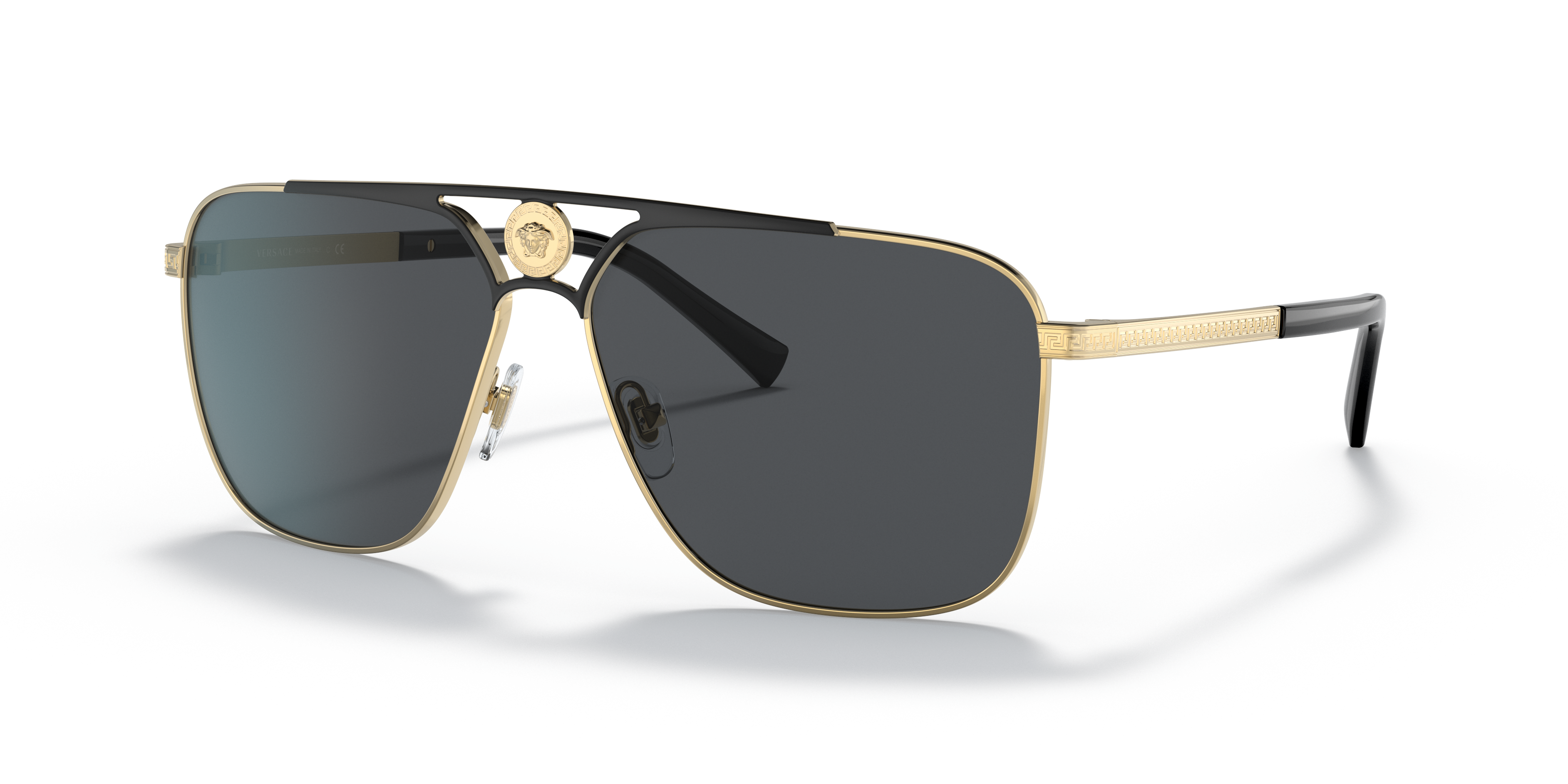Versace VE2238 XL (61 - 13) with Grey lenses and Gold frame