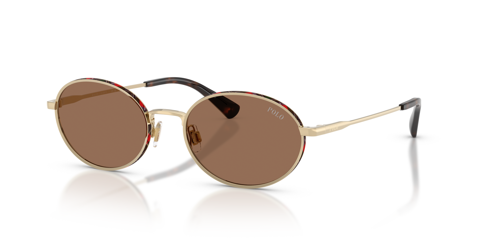 Polo Ralph Lauren PH3162 L (53 - 19) with Brown lenses and Gold