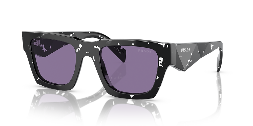 Prada PR A06S M (50 - 21) with Violet lenses and Black frame