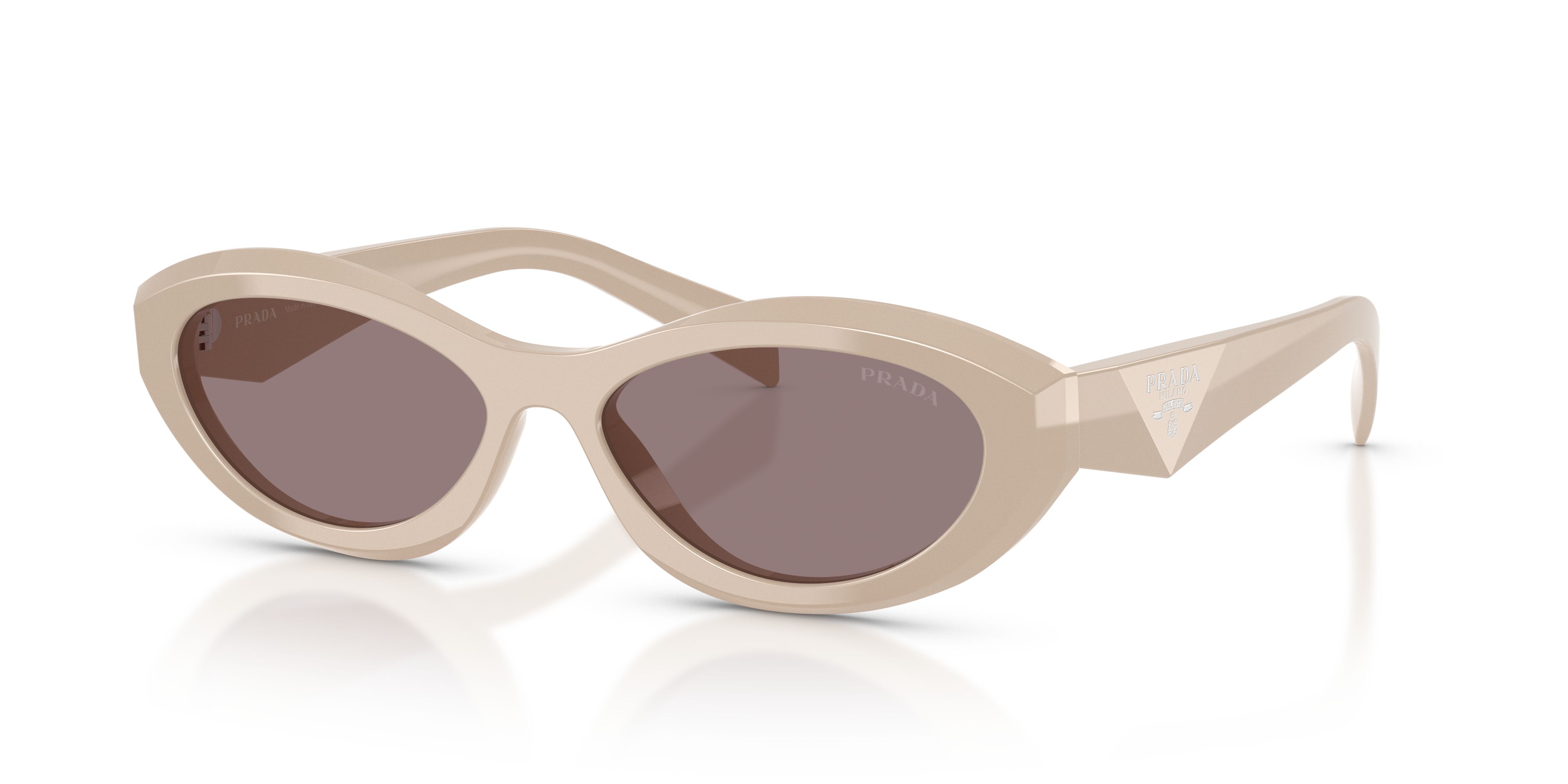 Prada PR 26ZS M (55 - 16) with Violet lenses and Pink frame