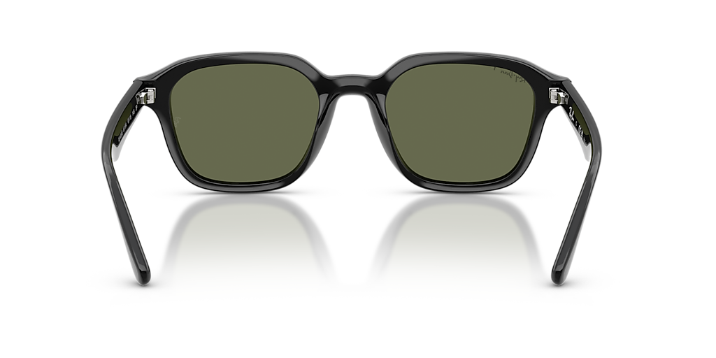 Ray-Ban RB4458D XL (65 - 18) with Green lenses and Black frame