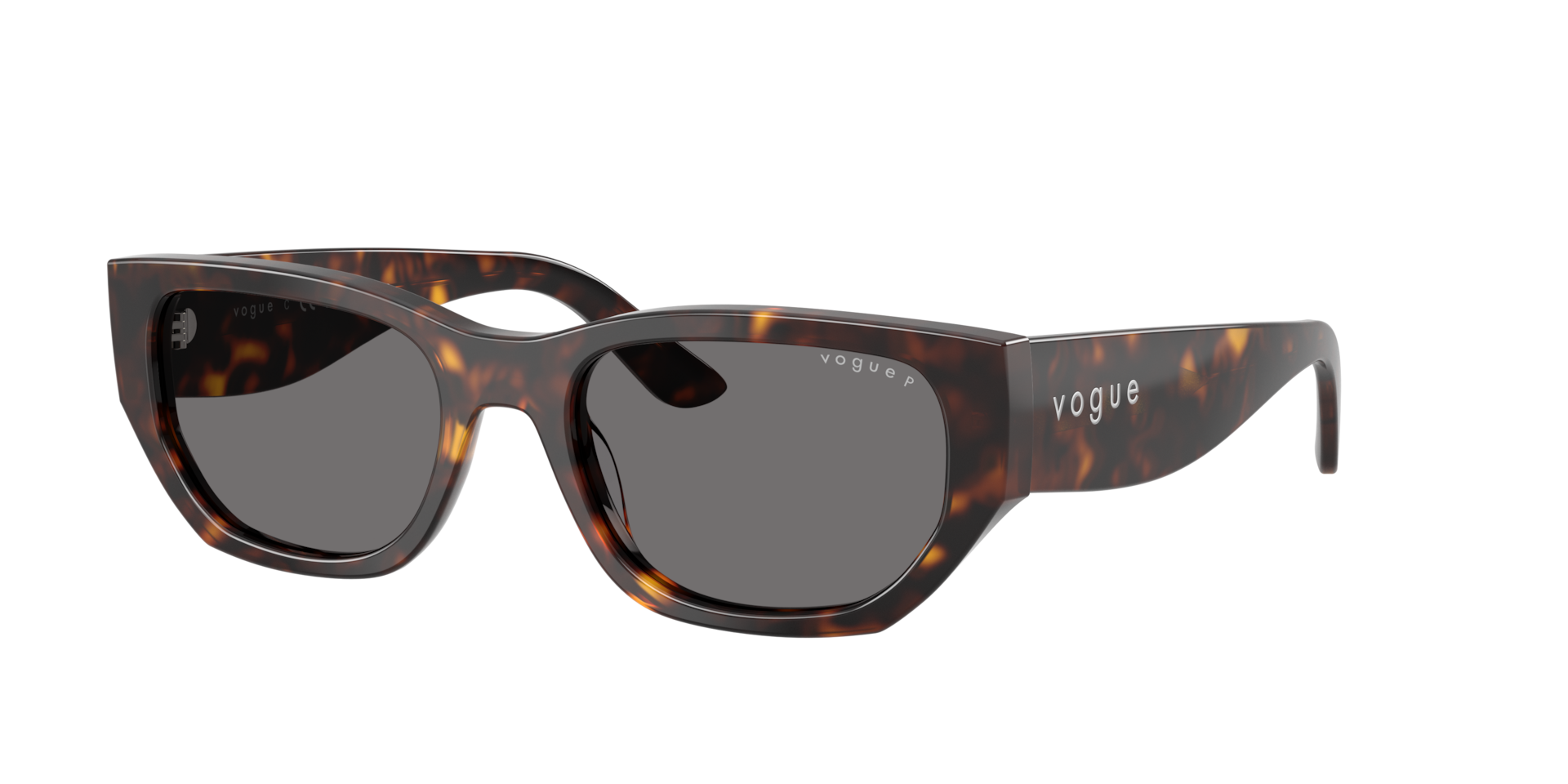Vogue Eyewear Woman Sunglass VO5586S -  Frame color: Dark Havana, Lens color: Dark Grey Polarized