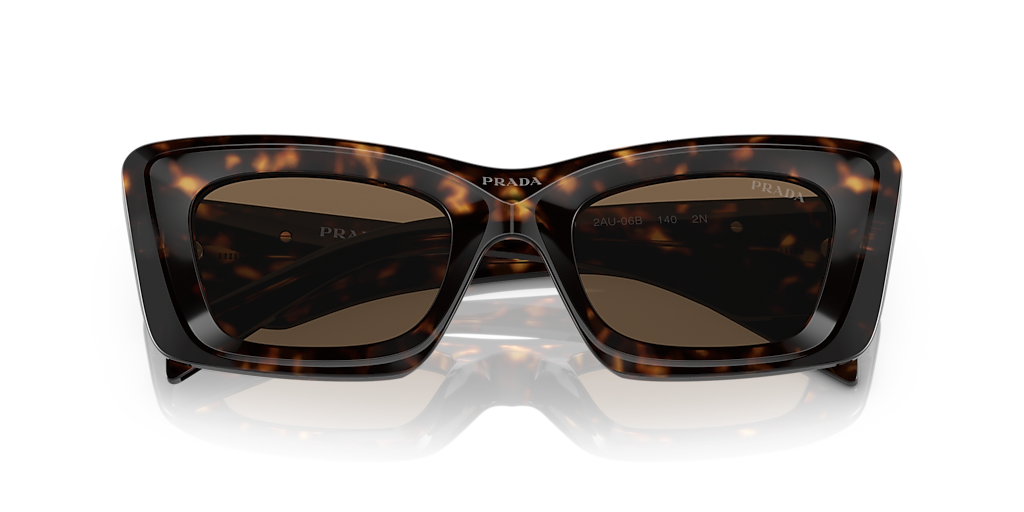 Prada PR 13ZS M (50 - 21) with Brown lenses and Tortoise frame