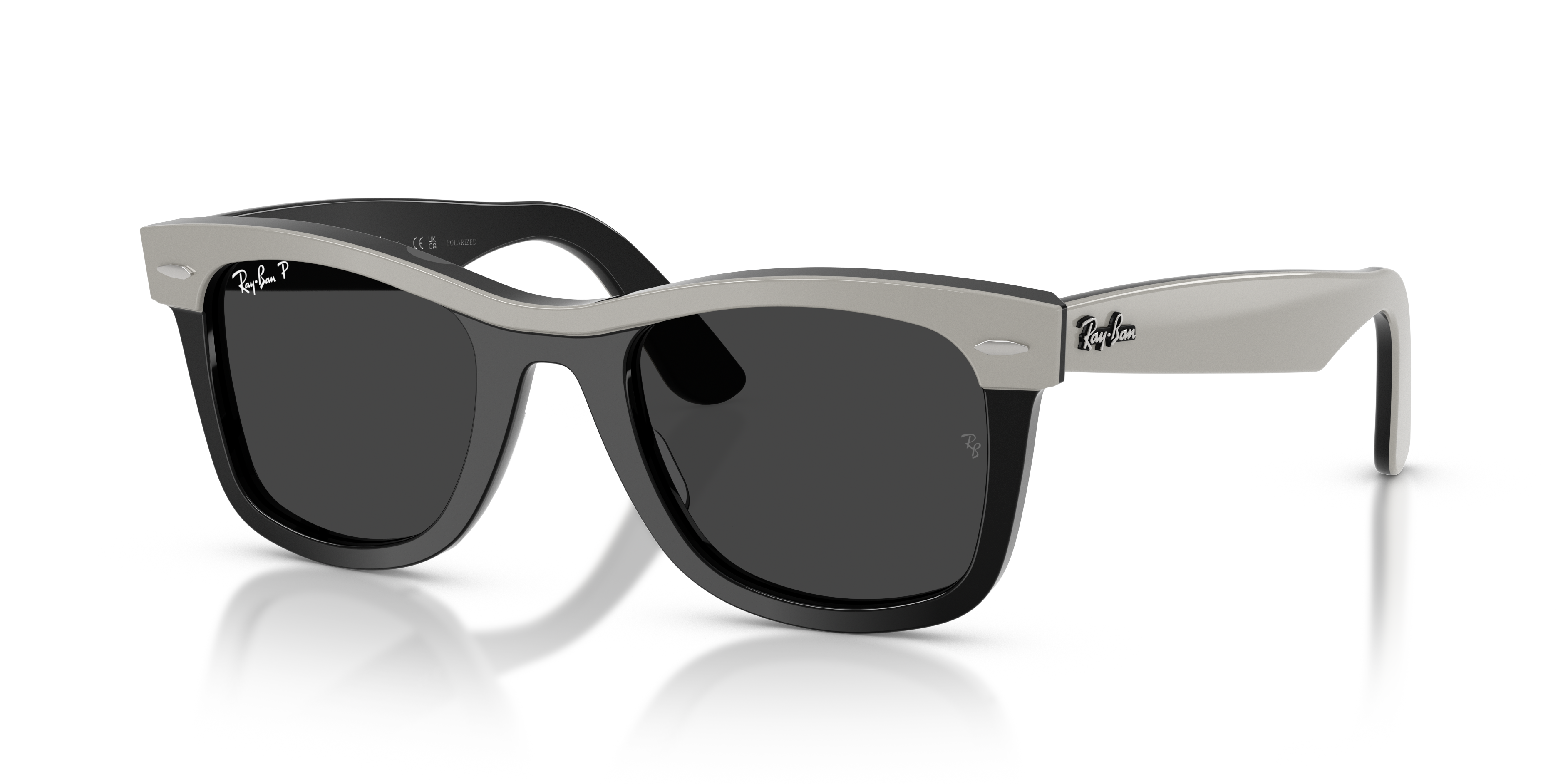 Ray-Ban Wayfarer Street Neat M (50 - 22) with Black lenses and