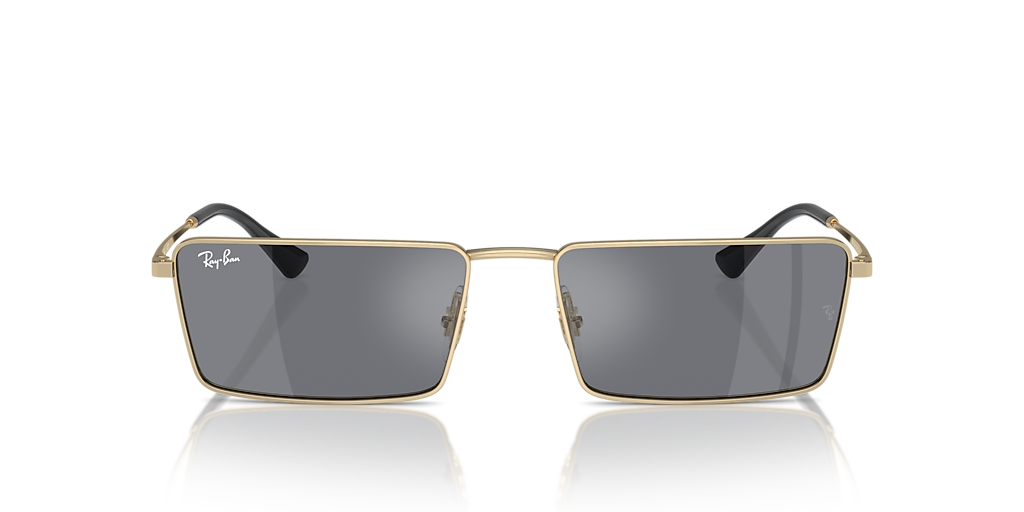 Ray-Ban サングラス 新品 EMY ゴールドフレーム Y2K Ray-Ban Emy Bio-Based XXL (59 - 17) with Classic lenses and Gold