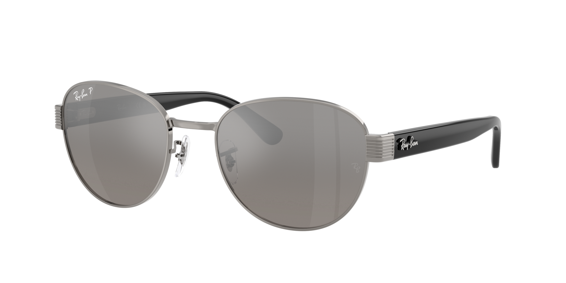 Ray-Ban RB3766 Polarized+ Lenses L (56 - 20) with Silver lenses