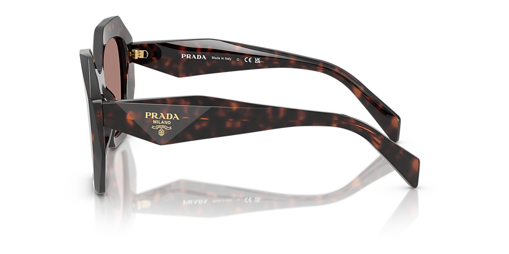 Prada PR 16WS M (53 - 20) with Brown lenses and Tortoise frame