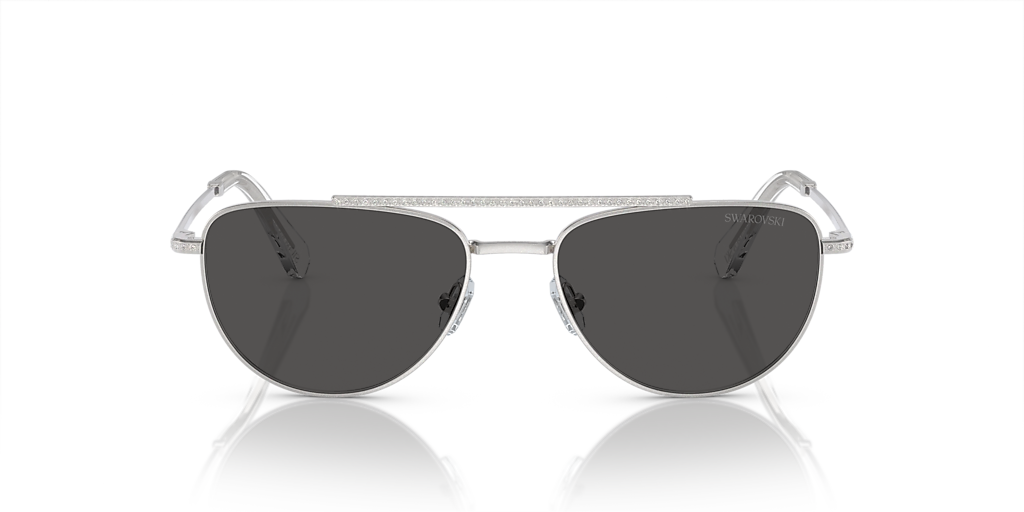 Swarovski SK7007 M (53 - 17) with Grey lenses and Silver frame