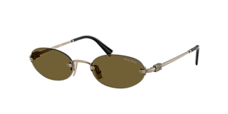 Miu Miu MU 56ZS L (56 - 17) with Grey lenses and Gold frame