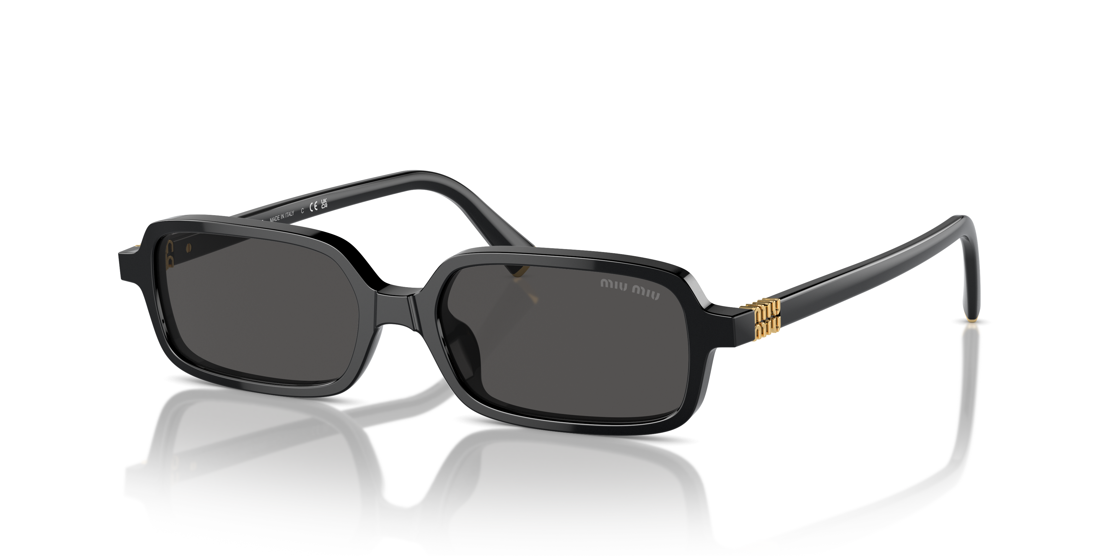 Miu Miu MU 11ZS S (51 - 16) with Grey lenses and Black frame